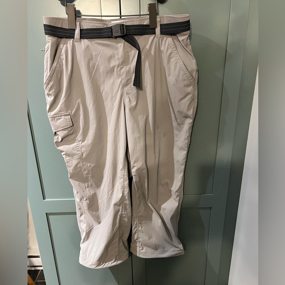 LL Bean Tropicwear Capri Pants Mid-Rise Sz M